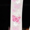 The Ribbon People Pink and White Lots of Butterflies Wired Craft Ribbon 1.5" x 27 Yards